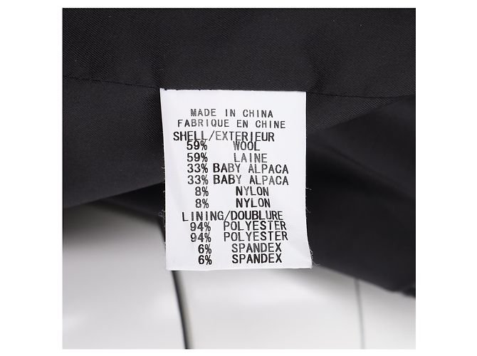 Blazer de un solo botón en lana gris Theory Plaid - vista 10