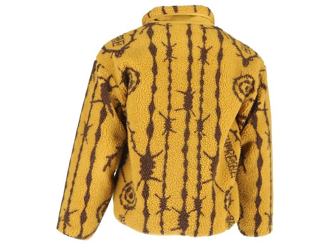 Giacca stampata Supreme x SOUTH2 WEST8 in pile giallo - vista 3