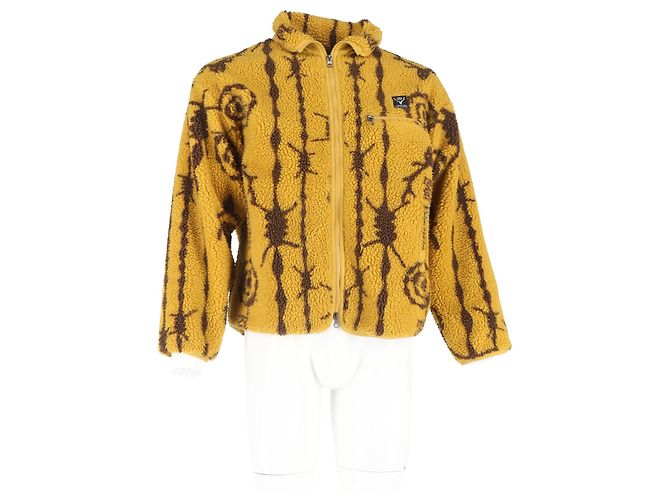 Giacca stampata Supreme x SOUTH2 WEST8 in pile giallo - vista 4