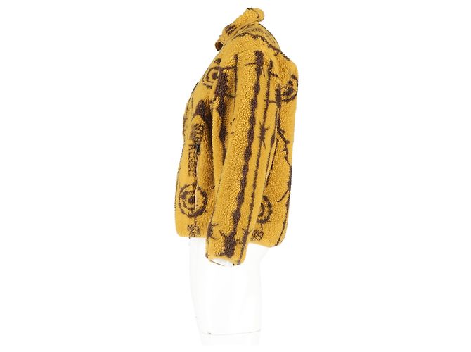 Giacca stampata Supreme x SOUTH2 WEST8 in pile giallo - vista 5
