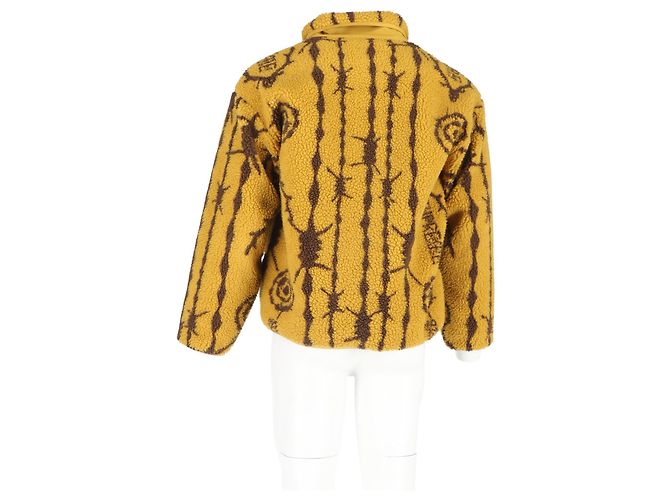 Giacca stampata Supreme x SOUTH2 WEST8 in pile giallo - vista 6