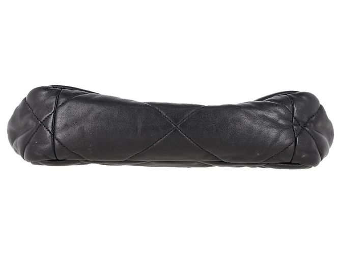 Bolso Chanel 19 Grande acolchado en cuero negro - vista 2
