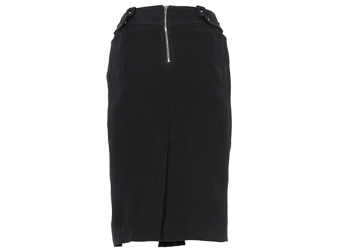 Midi-Bleistiftrock aus schwarzem Polyester mit Taillendetail von Altuzarra - Ansicht 3