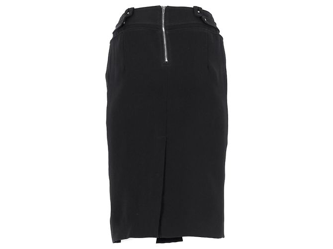 Midi-Bleistiftrock aus schwarzem Polyester mit Taillendetail von Altuzarra - Ansicht 8