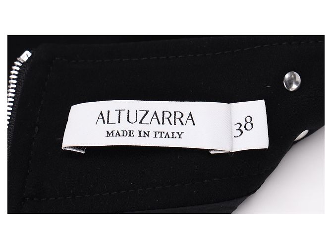 Midi-Bleistiftrock aus schwarzem Polyester mit Taillendetail von Altuzarra - Ansicht 9