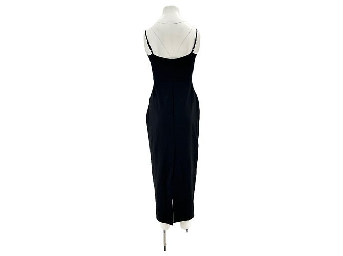 Autre Marque LESET Kleid T.International M Viskose Schwarz - Ansicht 2
