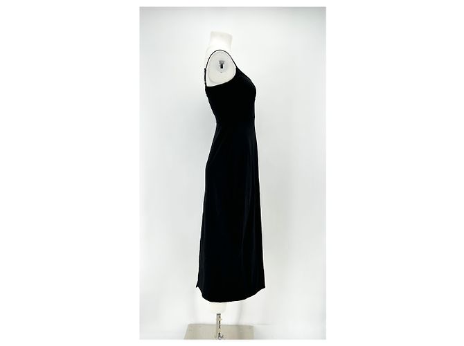 Autre Marque LESET Kleid T.International M Viskose Schwarz - Ansicht 3
