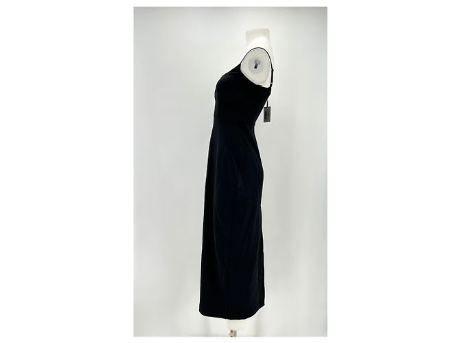 Autre Marque LESET Kleid T.International M Viskose Schwarz - Ansicht 4