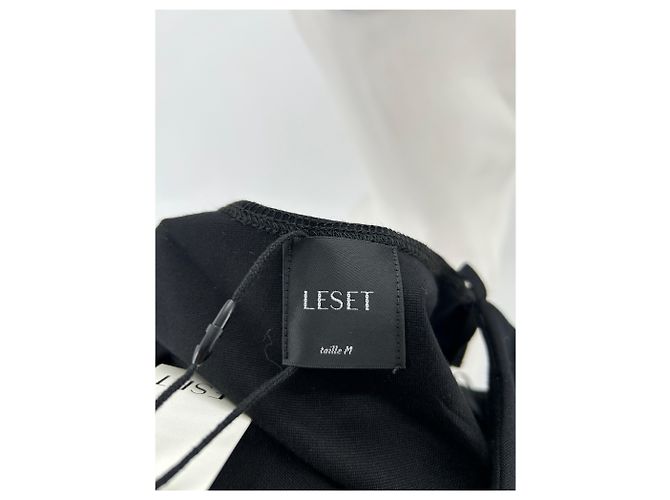 Autre Marque LESET Kleid T.International M Viskose Schwarz - Ansicht 6