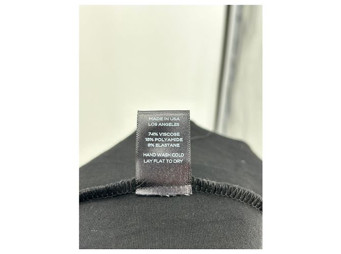 Autre Marque LESET Kleid T.International M Viskose Schwarz - Ansicht 7