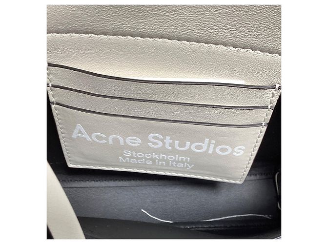 Acne Studios Musubi Knot-Embellished Shoulder Bag In White Leather - view 7