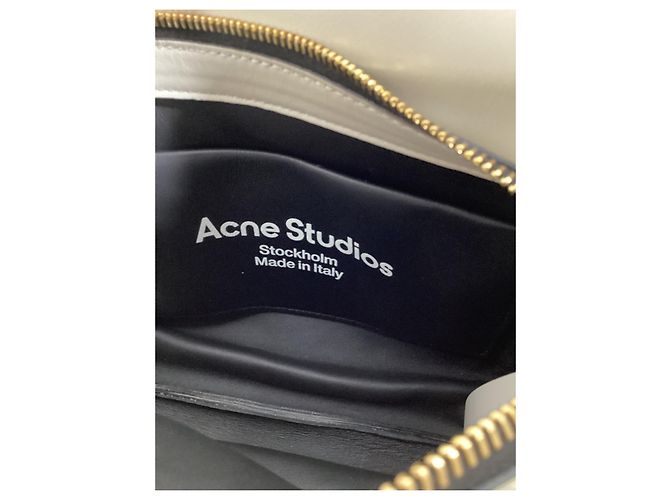 Acne Studios Musubi Knot-Embellished Shoulder Bag In White Leather - view 14