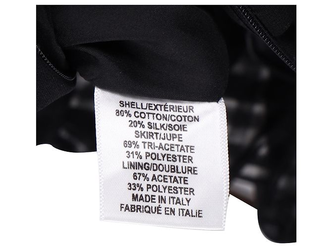 Altuzarra Ludovicio Gingham gerafftes Midikleid aus schwarzer Baumwolle - Ansicht 5