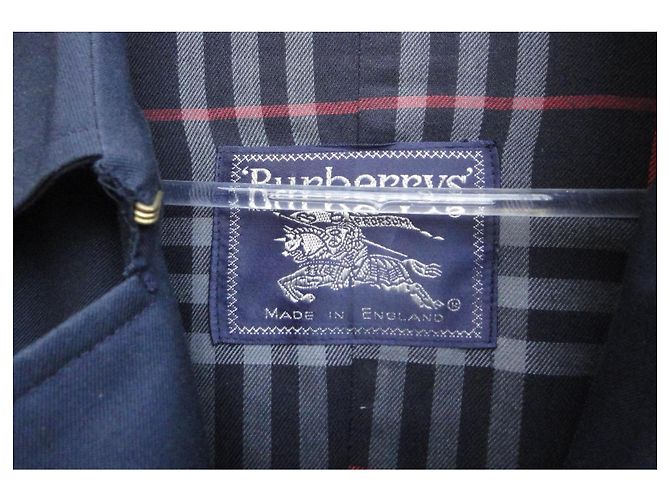 Trench Burberry blu navy - vista 3