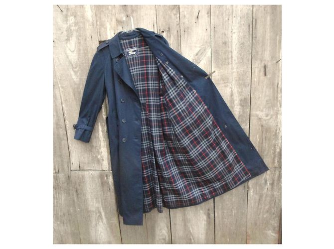 Trench Burberry blu navy - vista 4