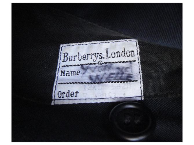 Trench Burberry blu navy - vista 6