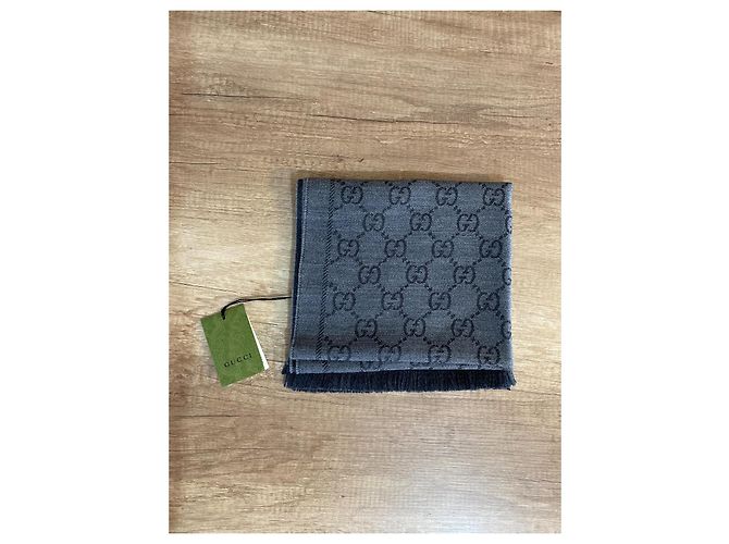 Écharpe Gucci réversible noir - vue 2