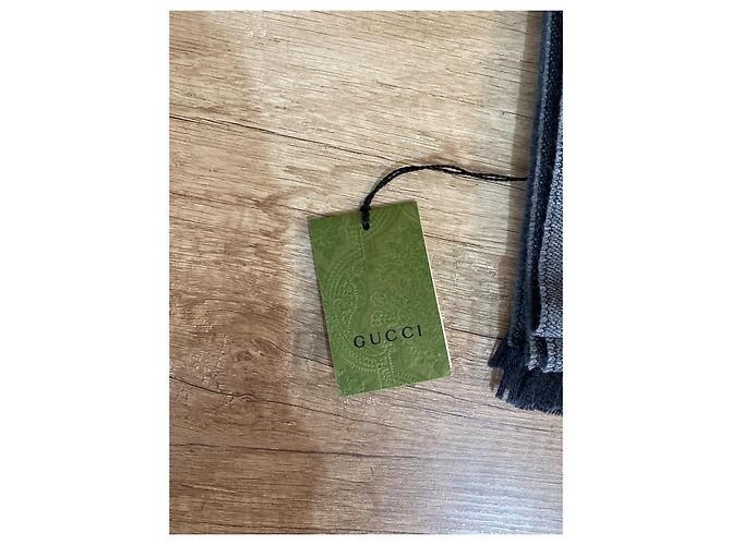 Écharpe Gucci réversible noir - vue 3