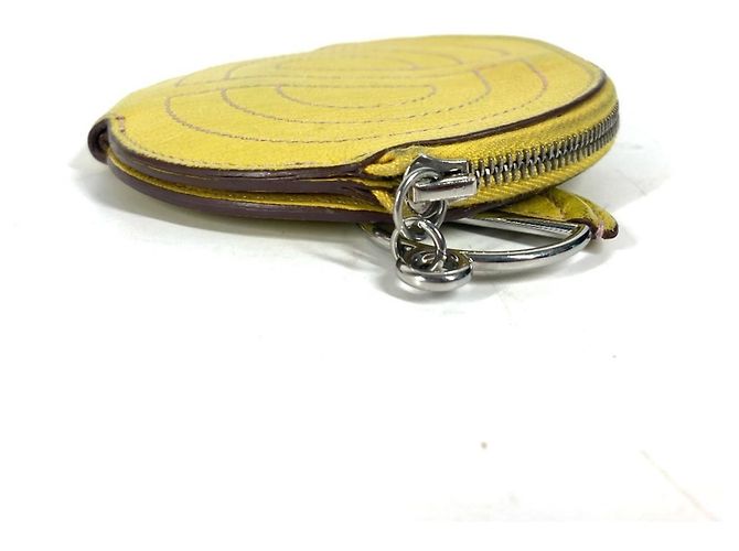 Hermès Hermes Loop Geldbörse Gelb - Ansicht 4