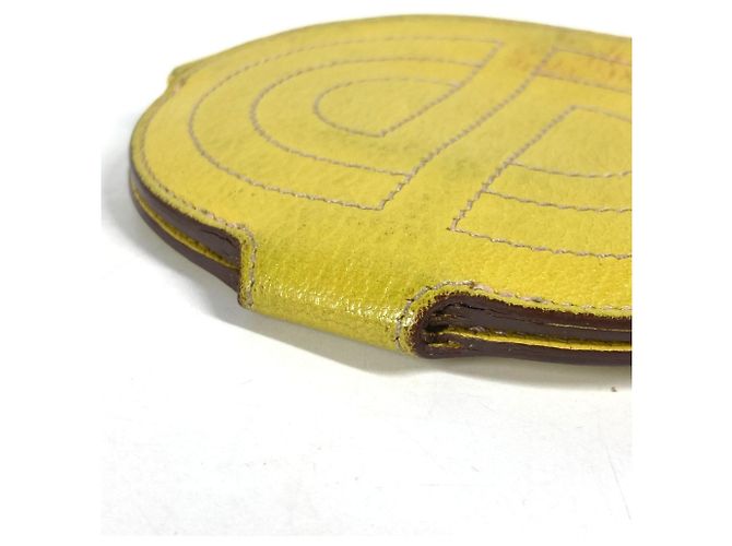 Hermès Hermes Loop Geldbörse Gelb - Ansicht 6