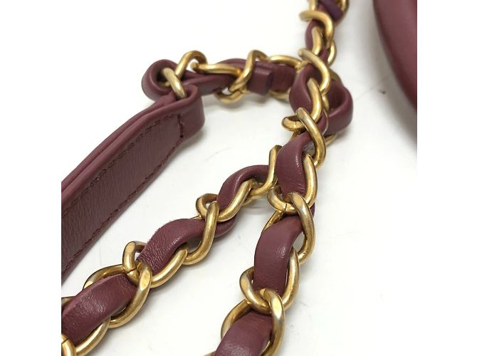 Chanel Boa Coco Handle 2WAY Tasche Rot Bordeaux - Ansicht 16