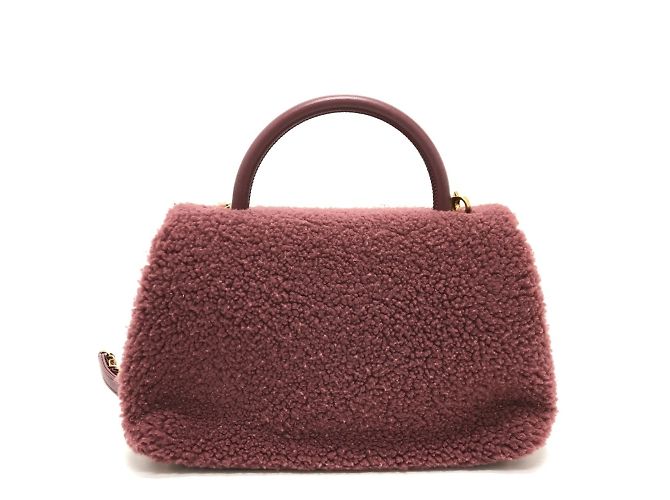 Chanel Boa Coco Handle 2WAY Tasche Rot Bordeaux - Ansicht 2