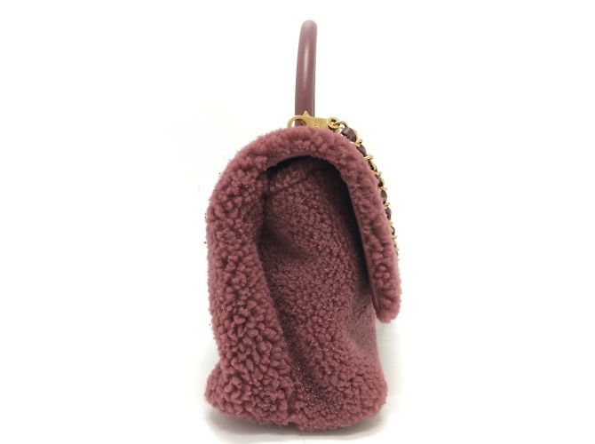 Chanel Boa Coco Handle 2WAY Tasche Rot Bordeaux - Ansicht 3