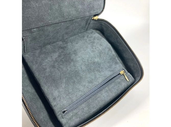 Louis Vuitton Pochette per trucco Monte Carlo Epi di Hermès Nero - vista 12