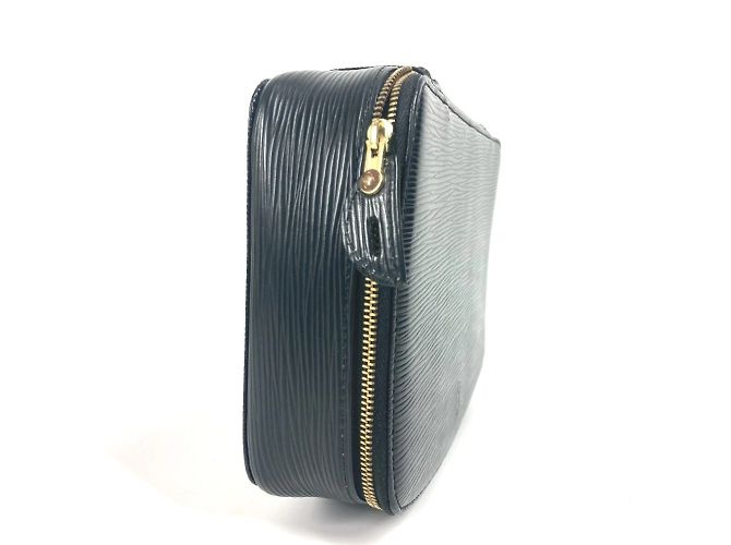 Louis Vuitton Pochette per trucco Monte Carlo Epi di Hermès Nero - vista 4