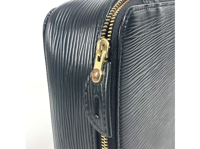 Louis Vuitton Pochette per trucco Monte Carlo Epi di Hermès Nero - vista 5