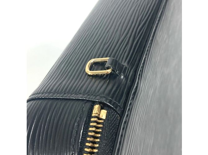 Louis Vuitton Pochette per trucco Monte Carlo Epi di Hermès Nero - vista 6