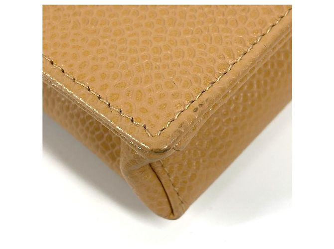 Chanel Beige Grained Calfskin Cigarette Case - view 14
