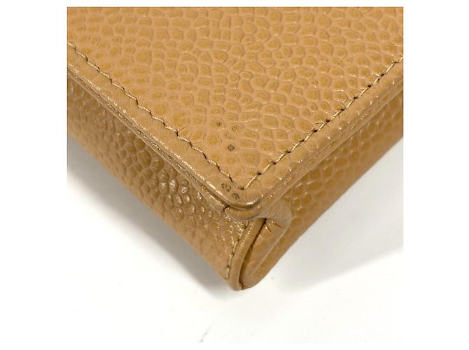 Chanel Beige Grained Calfskin Cigarette Case - view 15