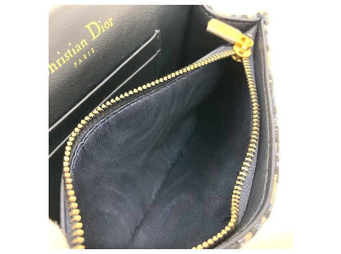 Pochette cintura Christian Dior Oblique Trotter Blu navy - vista 12