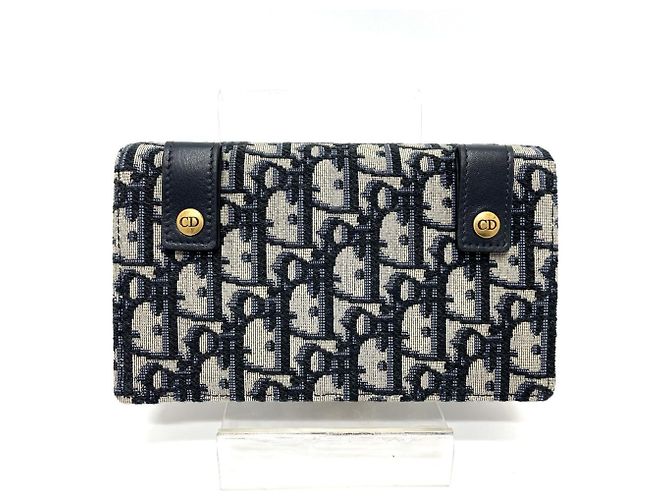 Pochette cintura Christian Dior Oblique Trotter Blu navy - vista 2