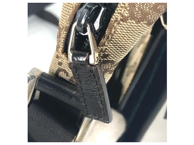 Gucci 018-1619 GG Clutch Braun Beige - Ansicht 13