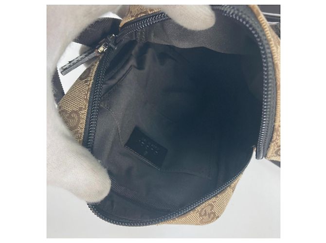 Gucci 018-1619 GG Clutch Braun Beige - Ansicht 14