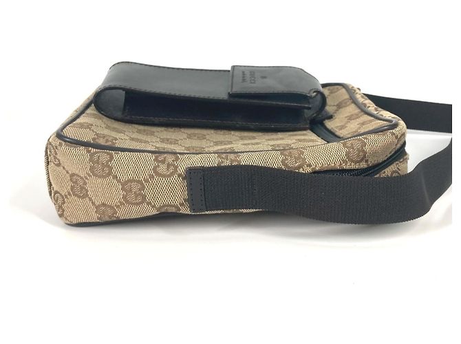 Gucci 018-1619 GG Clutch Braun Beige - Ansicht 4