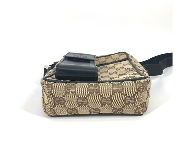 Gucci 018-1619 GG Clutch Braun Beige - Ansicht 6