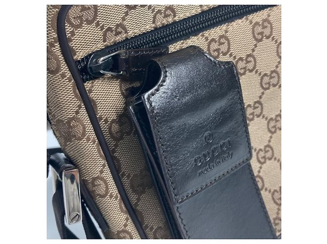 Gucci 018-1619 GG Clutch Braun Beige - Ansicht 9