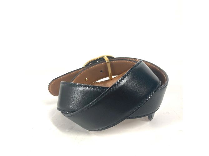 Gucci Vintage GG Logo Schnallenaccessoire Gürtel Schwarz - Ansicht 2