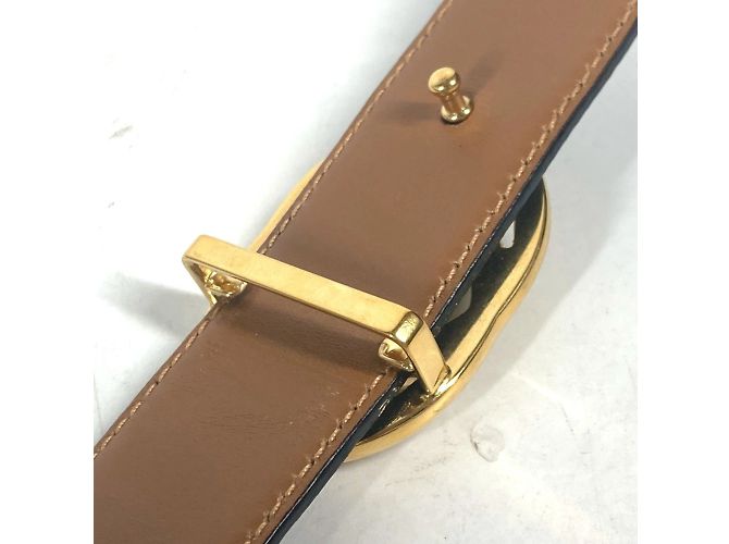 Gucci Vintage GG Logo Schnallenaccessoire Gürtel Schwarz - Ansicht 8