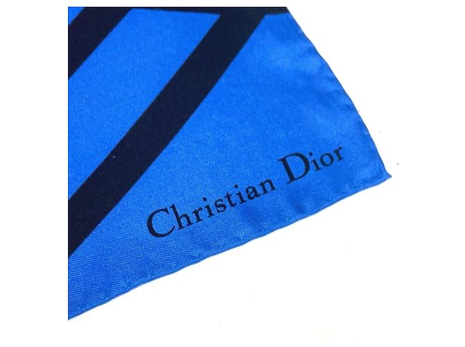 Schmetterling Schal Christian Dior Pink Blau - Ansicht 8