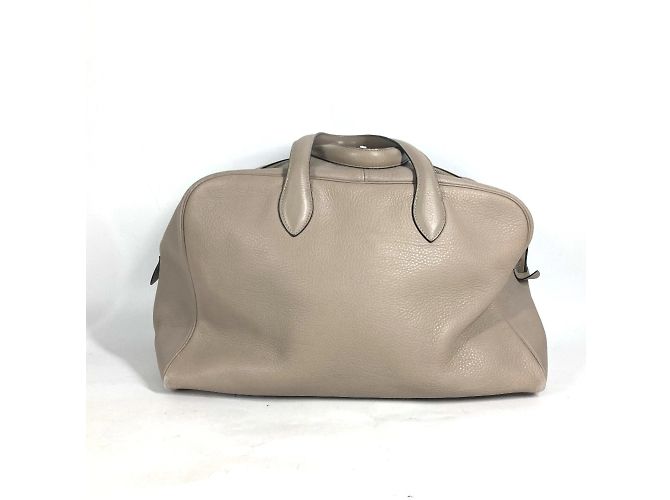 Hermès Borsa a Spalla Hermes Victoria 43 Beige - vista 3