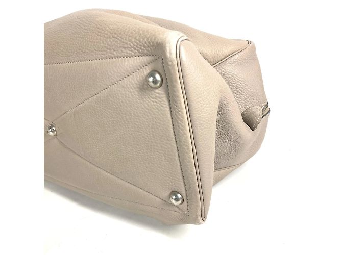 Hermès Borsa a Spalla Hermes Victoria 43 Beige - vista 6