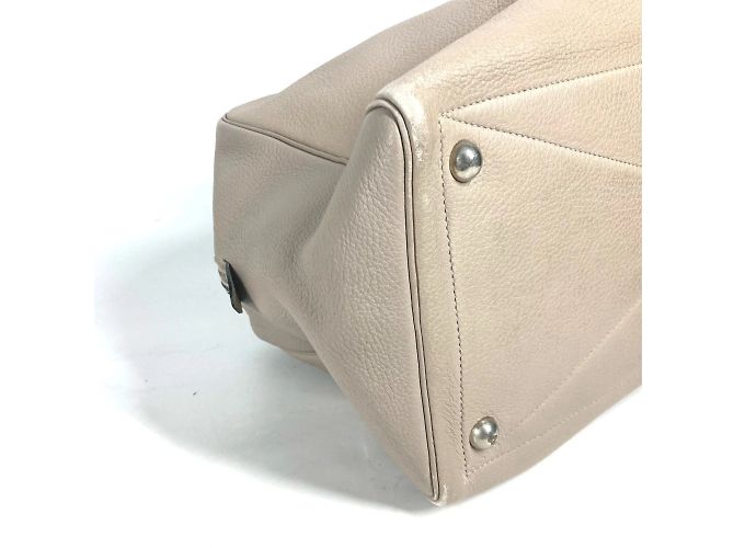 Hermès Borsa a Spalla Hermes Victoria 43 Beige - vista 7