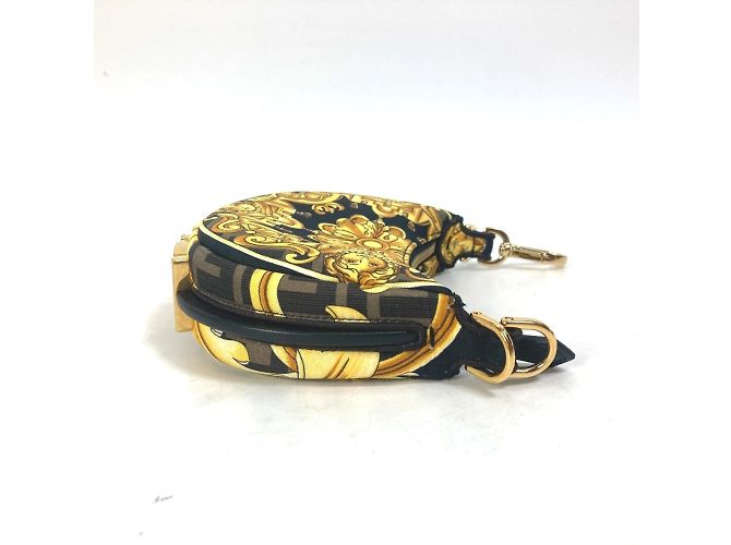 Borsa Clutch Fendi Nano Fendigraphy Fendace - vista 4