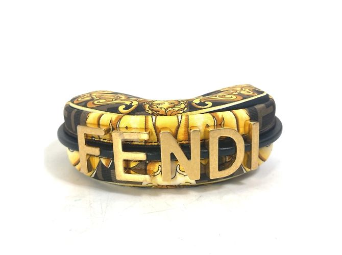 Borsa Clutch Fendi Nano Fendigraphy Fendace - vista 7