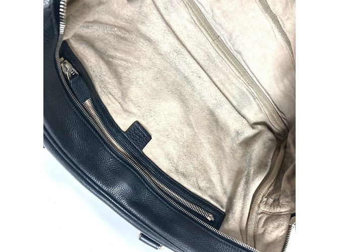 Borsa in pelle nera Gucci Nero - vista 10