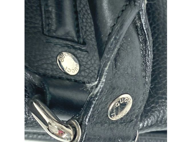 Borsa in pelle nera Gucci Nero - vista 14